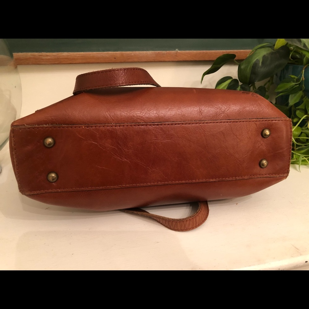 Patricia Nash Brown Leather Tote Bag - Picture 4 of 12